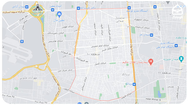 منطقه 10 تهران 