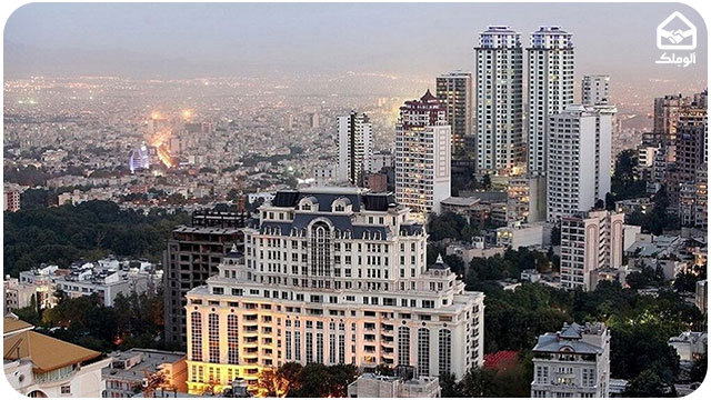 خانه های گران قیمت و خانه های متراژ بالای تهران